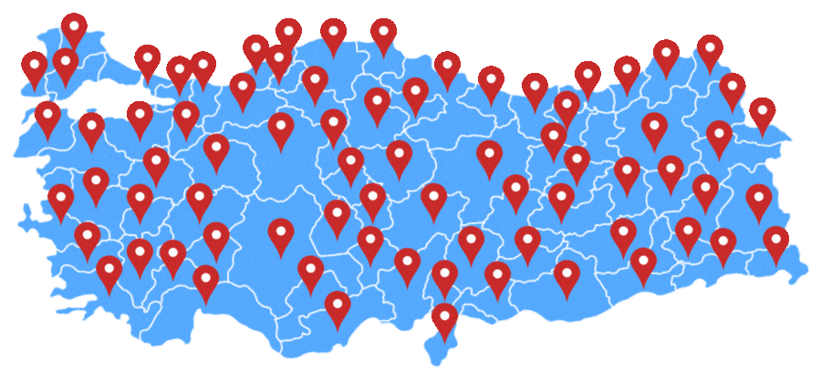 Turkey Map Background