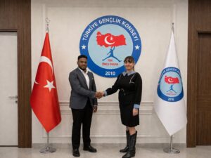 Sudan Gençlik Konseyi Başkanı Türkiye Gençlik Konseyi’ni Ziyaret Etti